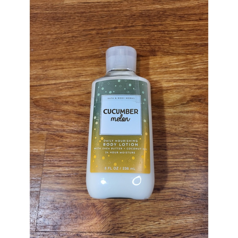 CUCUMBER MELON 24 Hour Moisture Lotion Bath & Body Works 8 oz Super Smooth...